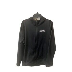 Nike Elite Hoodie Full Zip Jacket Mens Size Large Black Dri-Fit
